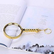 Лупа діаметр 90 мм с позолотой збільшення 8х Magnifier Киев