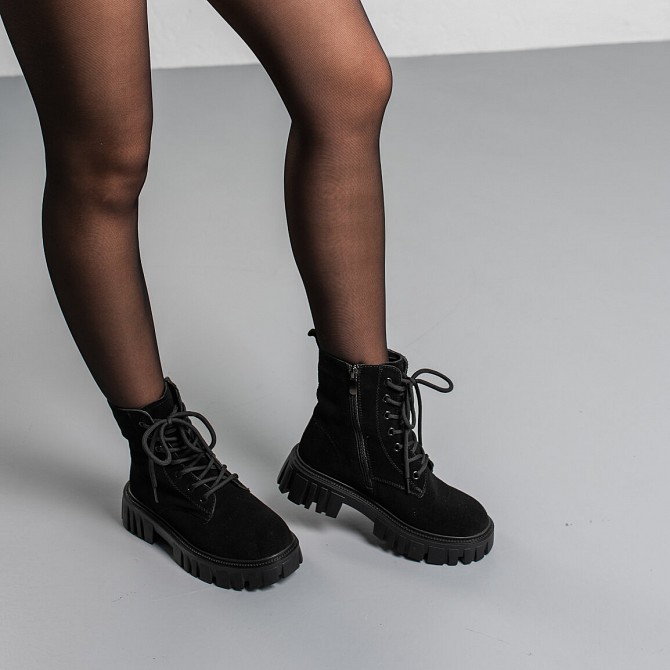 Ботинки женские Fashion Pip 3807 41 размер 26 см Черный Київ - изображение 1