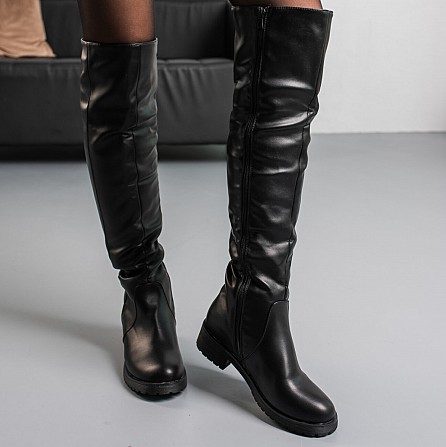 Ботфорты женские зимние Fashion Edna 3861 37 размер 24 см Черный Київ - изображение 1