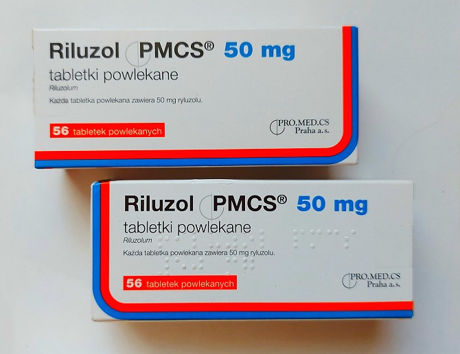 Riluzol 50 мг 56 шт Рілузол рилузол ліки з Європи Львов - изображение 1