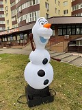 Снеговик надувной новогодняя декорация Киев