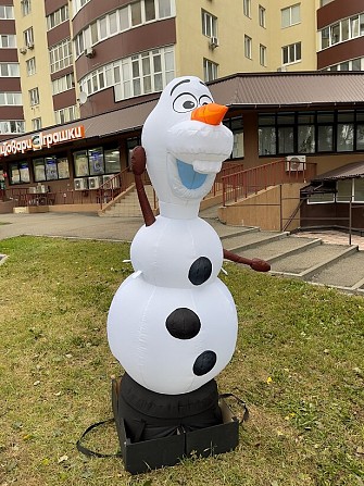 Снеговик надувной новогодняя декорация Київ - изображение 1