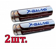 2шт Аккумулятор Li-Ion X-BALOG 18650 8800 mAh 4.2V, батарея Киев