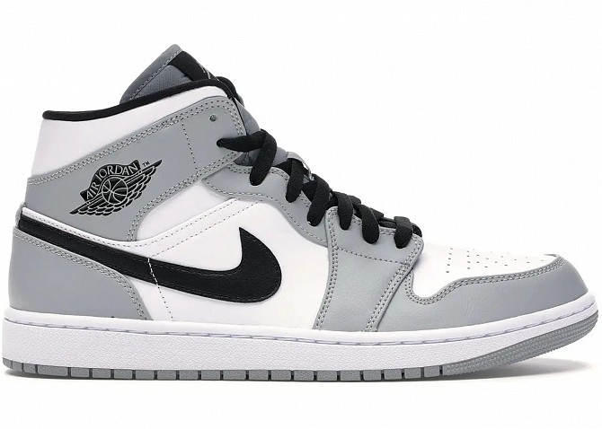 Кроссовки Nike Air Jordan 1 Mid Light Smoke Grey Черкассы - изображение 1