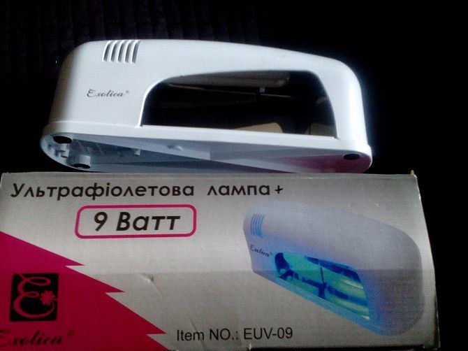 Уф лампа, 9 ватт для ногтей Запорожье - изображение 1