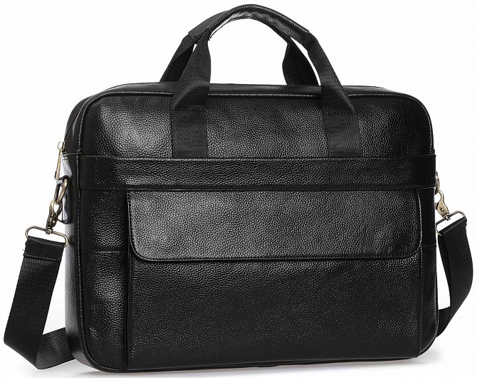 Сумка-портфель чоловіча шкіряна для документів Tiding Bag A25-1131A Київ - изображение 1