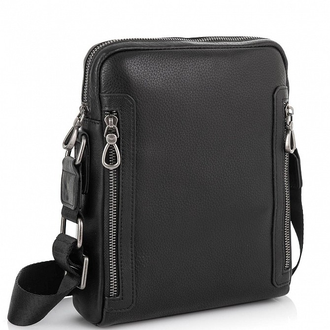 Чоловіча шкіряна сумка через плече Tiding Bag SM8-1007A Киев - изображение 1