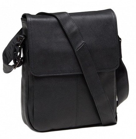 Чоловіча наплічна сумка з шкіряним ременем TIDING BAG 9805A Киев - изображение 1