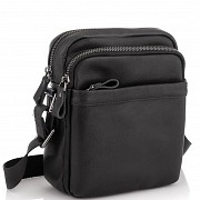 Чоловіча сумка через плече чорна Tiding Bag 6027A Київ