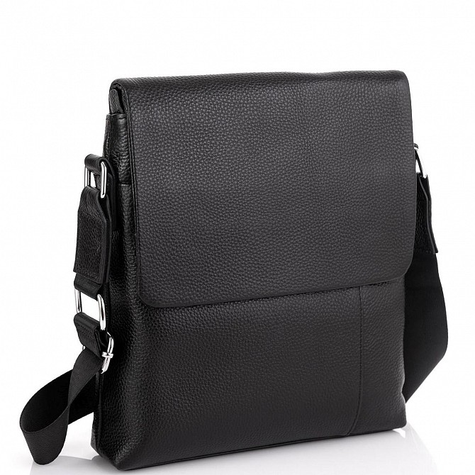 Кожана сумка через плече з клапаном Tiding Bag A25F-8878A Київ - изображение 1