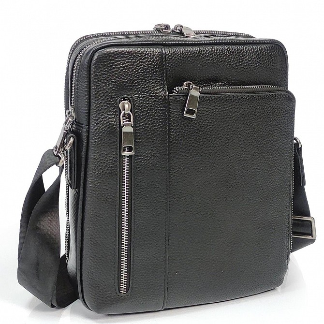 Чоловіча шкіряна сумка через плече Tiding Bag NM29-297890A Київ - изображение 1