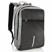 Текстильний великий сірий чоловічий рюкзак для ноутбука Tiding Bag BPT01-CV-9006G Київ