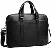 Сумка-портфель чоловіча шкіряна ділова Tiding Bag A25-9904A Київ