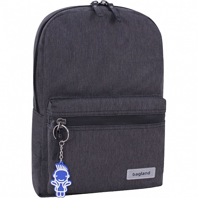 Наплічник Bagland Молодіжний mini 8 л. Темно сірий (0050869) Київ - изображение 1