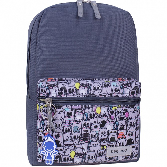 Наплічник Bagland Молодіжний mini 8 л. сірий 1114 (0050866) Київ - изображение 1