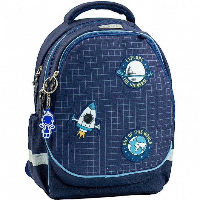 Рюкзак шкільний Bagland Butterfly 21 л. чорнильний 1147 (0056566) Київ - изображение 1