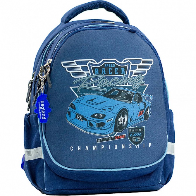 Рюкзак шкільний Bagland Butterfly 21 л. синій 1143 (0056566) Київ - изображение 1