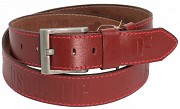 Мужской кожаный ремень под джинсы Skipper 3671-2 Dsquared2 бордовый 4,5 см Київ