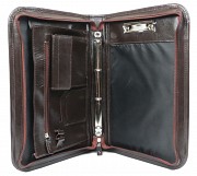 Папка из натуральной кожи A-art TS1001SB-2 темно-коричневая Київ