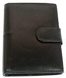 Вертикальное портмоне из натуральной кожи ALWAYS WILD SBLM03LCFL черный Київ