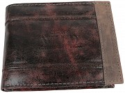 Мужское кожаное портмоне ALWAYS WILD SN992DIS Brown MIX Київ