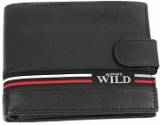 Мужское кожаное портмоне ALWAYS WILD SN992LGV Black Київ