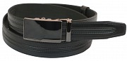 Мужской кожаный ремень под брюки Skipper 1005-35 черный 3,5 см Київ