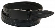 Мужской кожаный ремень под брюки Skipper 1043-35 черный 3,5 см Київ