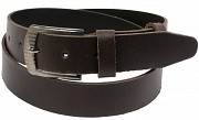 Мужской ремень под джинсы Skipper коричневый 3,8 см Киев