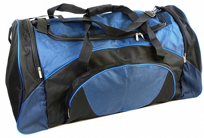 Дорожная сумка 70 L Loren St5 черная с синим Киев - изображение 1
