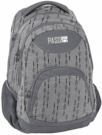 Рюкзак городской Paso 28L, 18-2708GR серый Київ - изображение 1