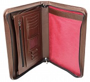 Кожаная папка для документов Portfolio Port1002 коричневая Киев