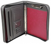 Мужская папка из кожзаменителя Portfolio Port03N серая Киев