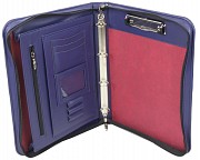 Деловая папка из кожзаменителя Portfolio Port1006 синяя Киев