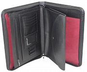 Мужская папка под крокодила из эко кожи Portfolio Portbw06 черная Киев