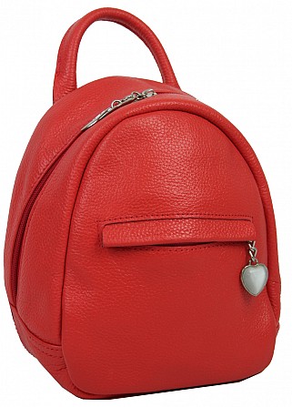 Кожаный рюкзак женский Borsacomoda 3 л красный 835.031 Киев - изображение 1
