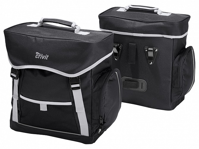 Велосумка Crivit Pannier Bag черная на 17л Киев - изображение 1