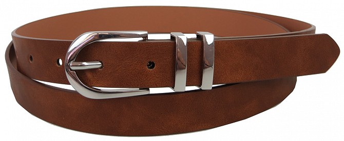 Ремень женский из эко кожи C&A 2122676-3 коричневый Киев - изображение 1