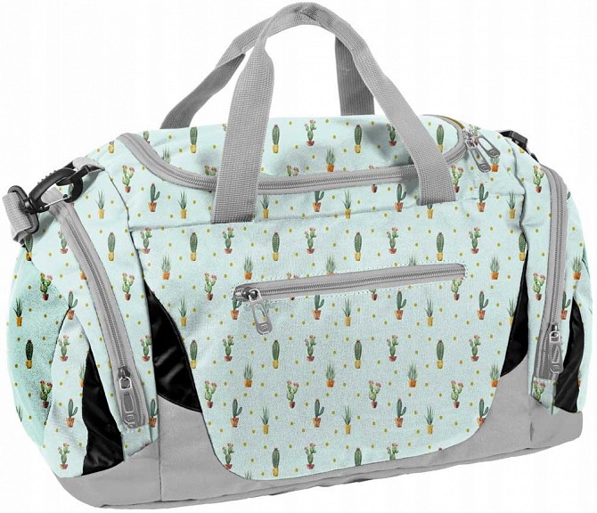 Женская спортивная сумка для тренировок 27L Paso Fitness Travel Cactus Київ - изображение 1