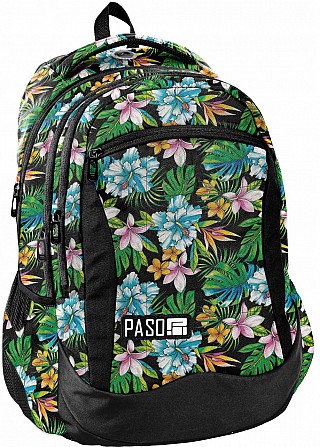 Яркий женский рюкзак 25L Paso Flowers PPLH19-2808 Киев - изображение 1