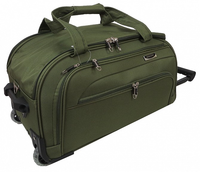 Сумка дорожная на колесах малая ручная кладь 50L Mercury 41100-21 хаки Київ - изображение 1