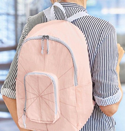 Складной рюкзак из полиэстера 21L Faltbarer Rucksack розовый Киев - изображение 1