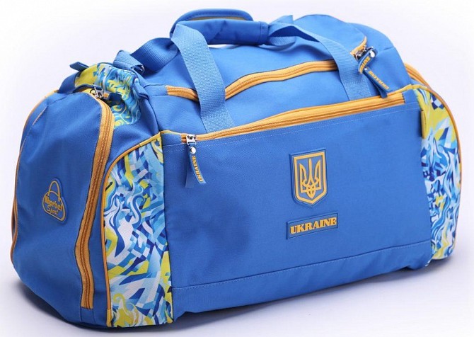 Дорожная сумка Kharbel голубая на 45л Київ - изображение 1