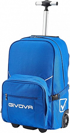 Дорожный рюкзак на колесах 40L Givova Zaino Multi Trolley Nazionale синий Киев - изображение 1