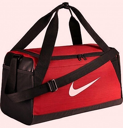 Сумка спортивная для тренировок 40L Nike Brasilia Duffle Sports Gym Bag CK0939-657 красная Київ - изображение 1