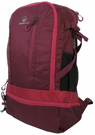 Спортивный рюкзак с дождевиком Rocktrail Wander-rucksack 25L IAN376550 бордовый Київ - изображение 1