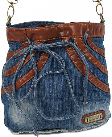 Джинсовая сумка женская Fashion jeans bag синяя Киев - изображение 1
