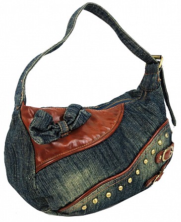 Женская джинсовая сумочка Fashion jeans bag синяя Київ - изображение 1