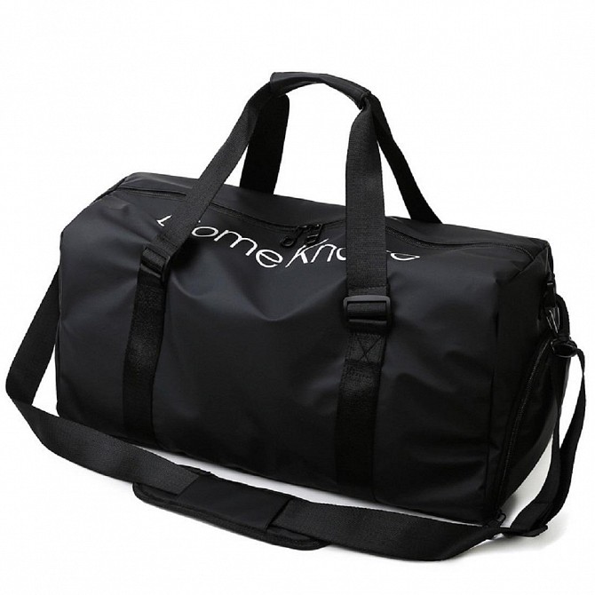 Дорожня текстильна чорна сумка Confident TB2-T-316A Київ - изображение 1
