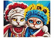 Картини за номерами котики ЗСУ, Ідейка, Brush me. Патріотичні подарунки Киев